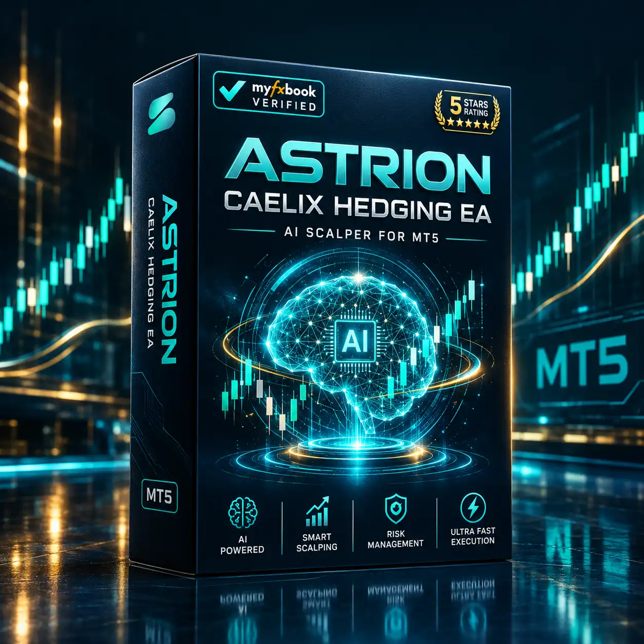 Astrion Caelix EURUSD EA: AI Hedging Scalper for MT5