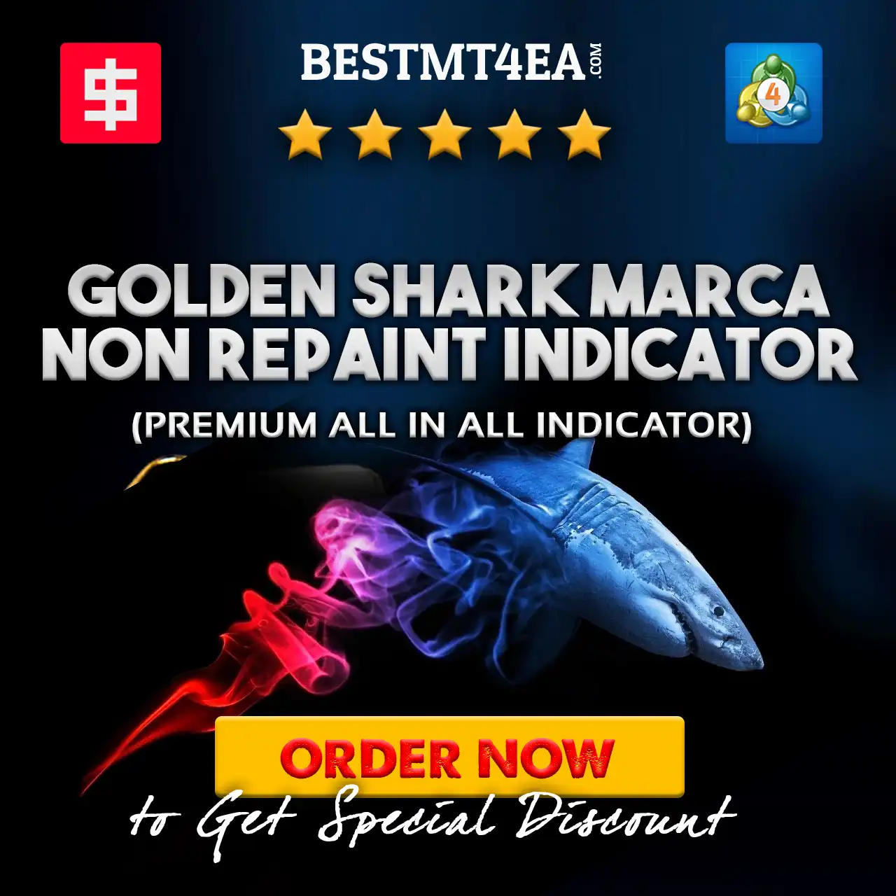 Golden Shark Marca Non Repaint Indicator