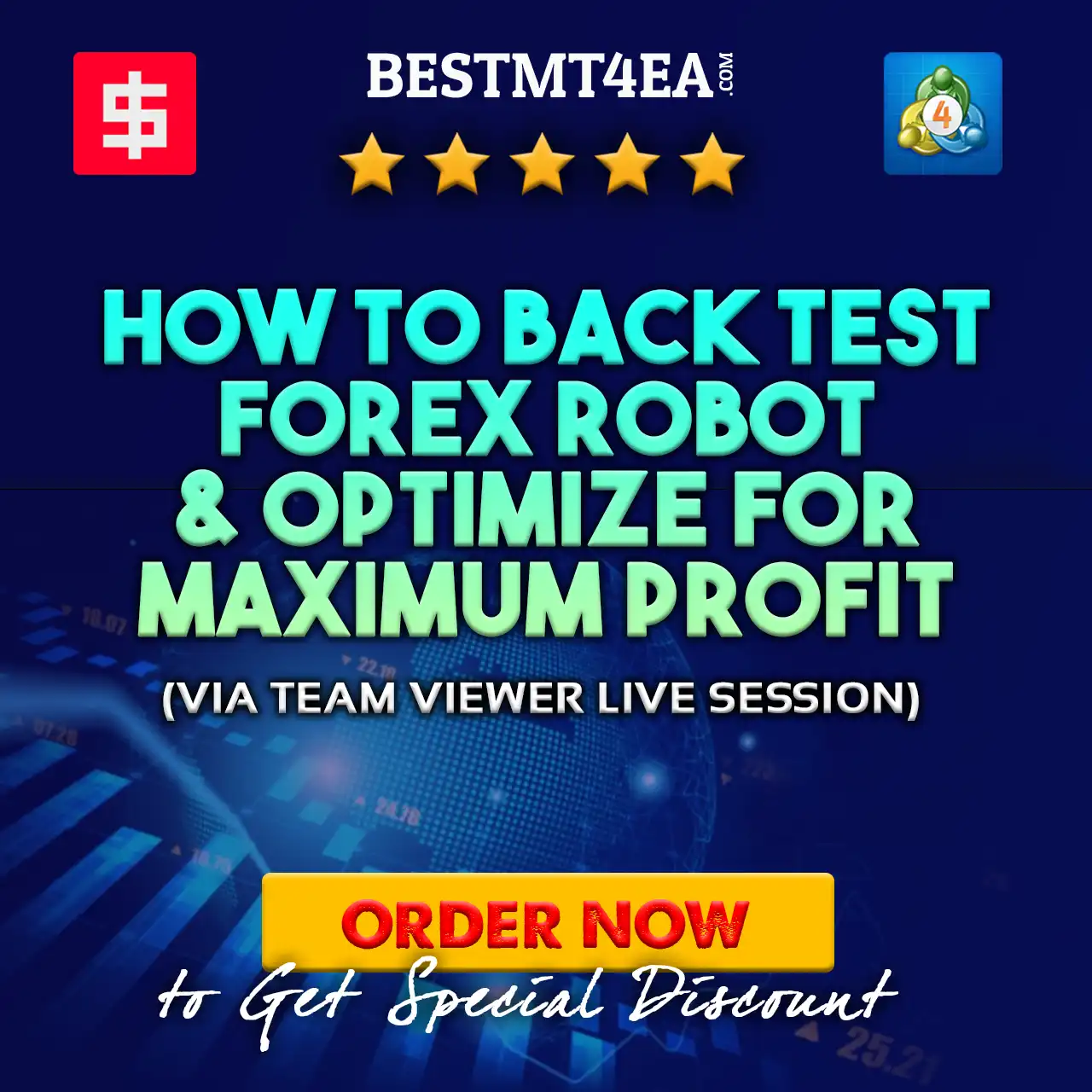 How to Back Test Robot & Optimize for Maximum Profit (via TeamViewer Live Session)