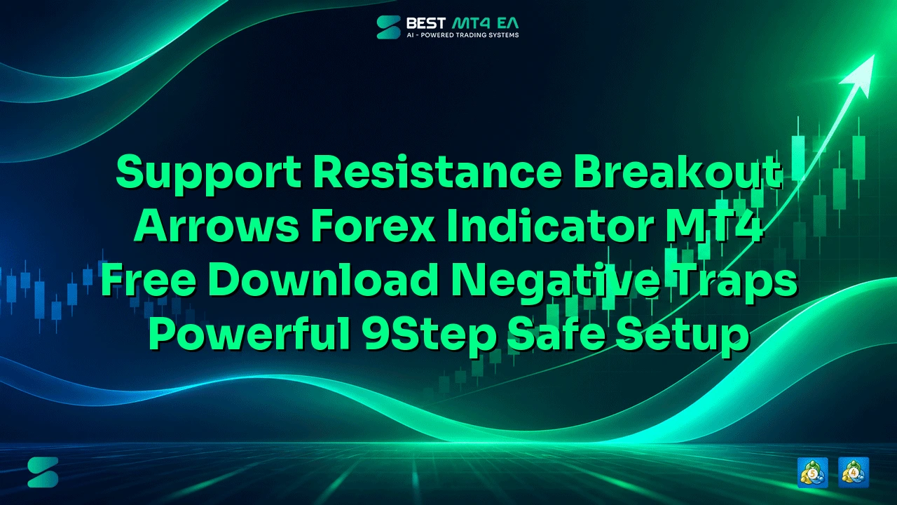 Support Resistance Breakout Arrows Forex Indicator MT4 Free Download: Negative Traps, Powerful 9-Step Safe Setup