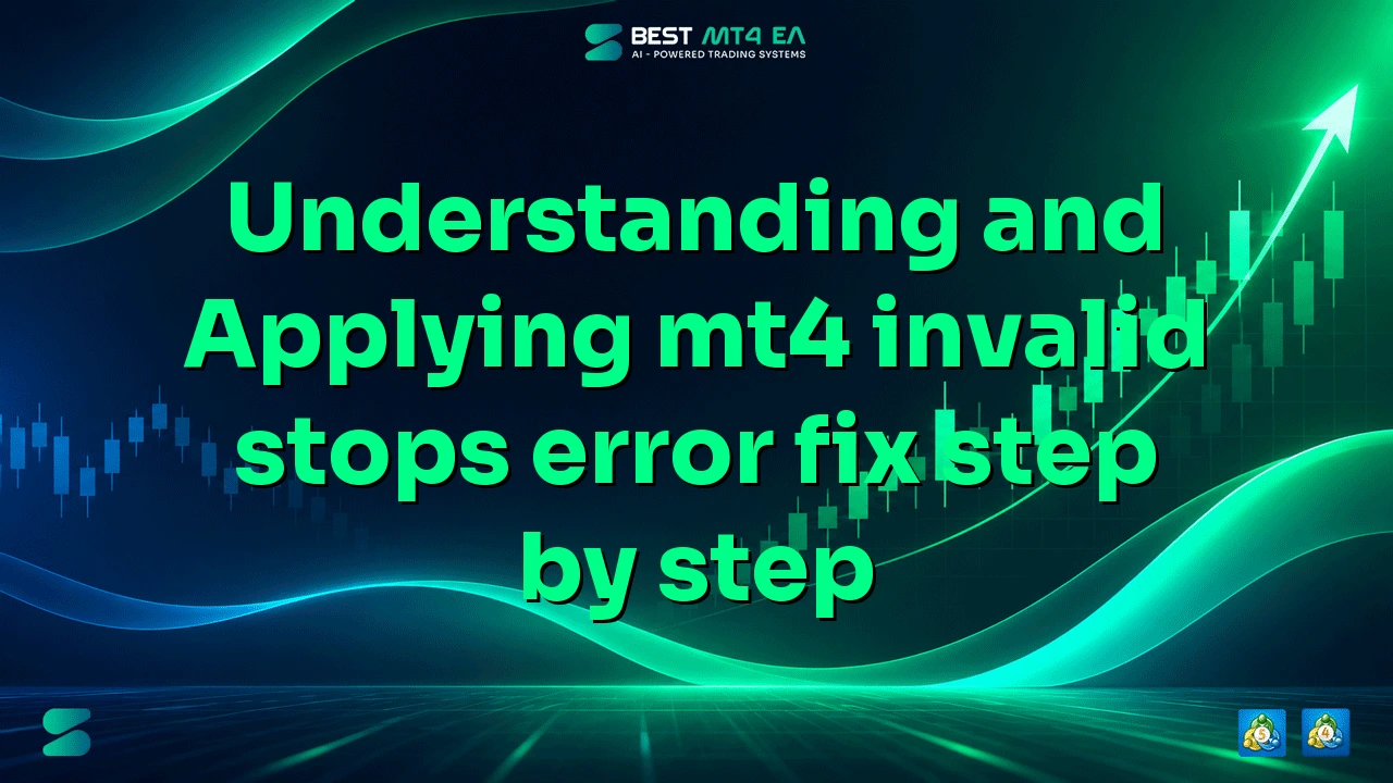 Understanding and Applying mt4 invalid stops error fix step by step