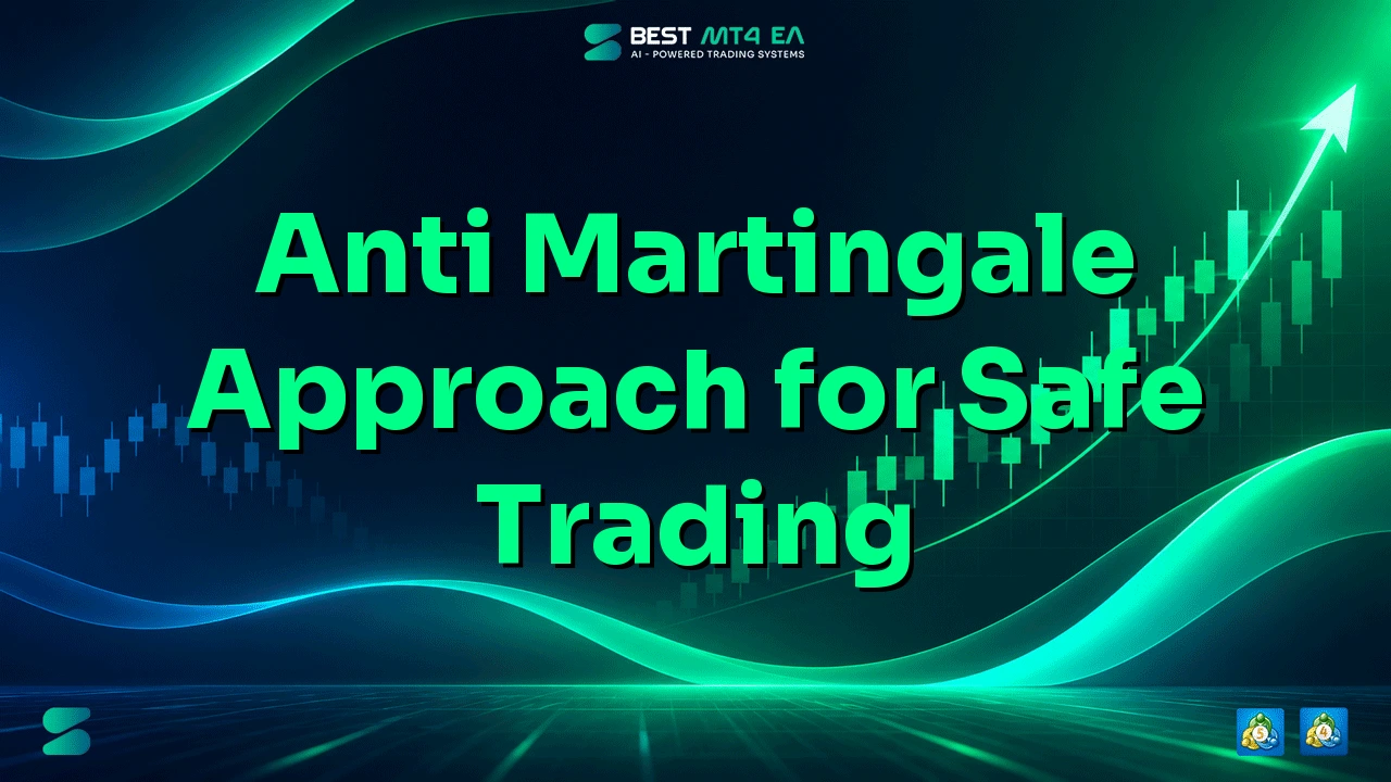 Anti Martingale Approach for Safe Trading